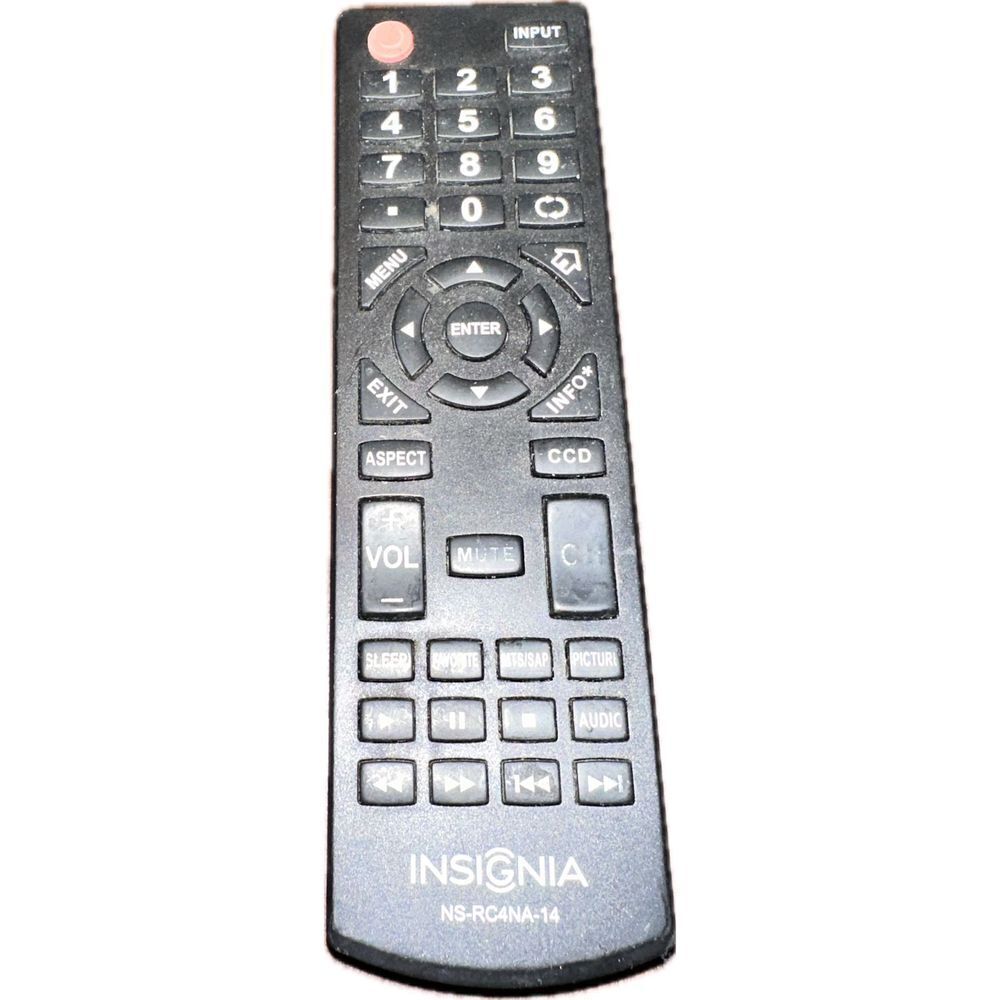 Insignia TV Remote NS-RC4NA-14 For NS-65D50NA15B NS-46D400NA14‎ NO BATTERIES